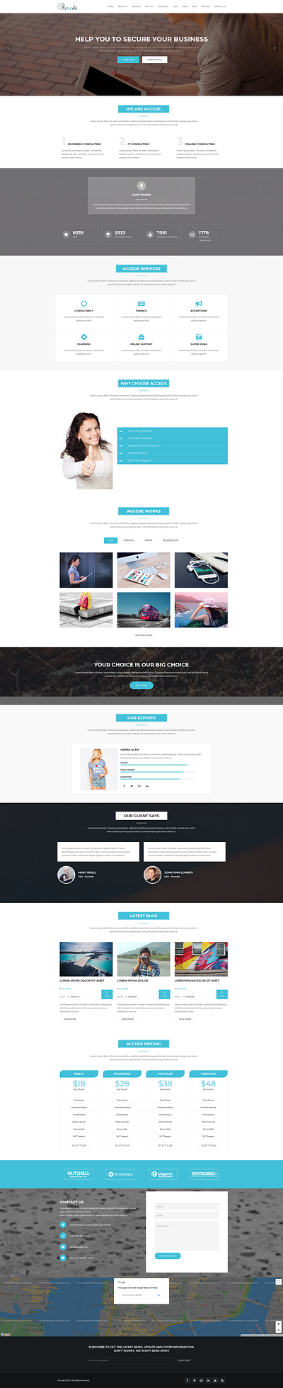 Accede - Digital Agency WordPress Theme landing page wordpress theme wordpress theme wordpress theme marketplace