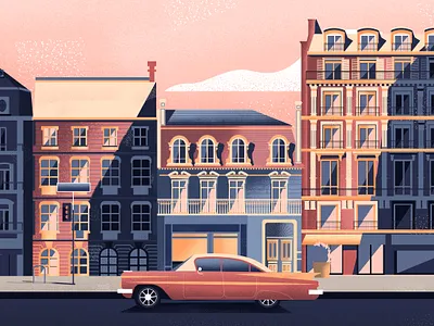 Architecture Haussmannienne architecture architecture design city colorful flat france haussmannienne haussmannienne illustration paris vector