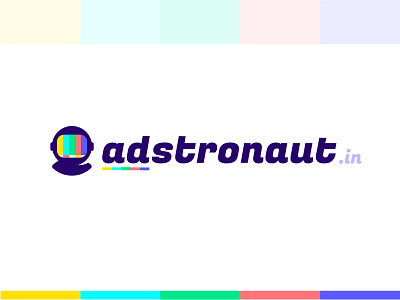 Adstronaut ad astronaut glitch logo tv