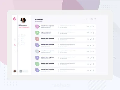 Website directory UI 2019 adobexd neehad ui uiux webdesign