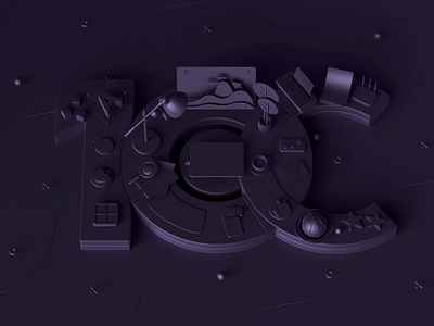 10Clouds: 3D Services #3 10clouds 3d 3d animation 3d art animation branding c4d cinema 4d logo typography