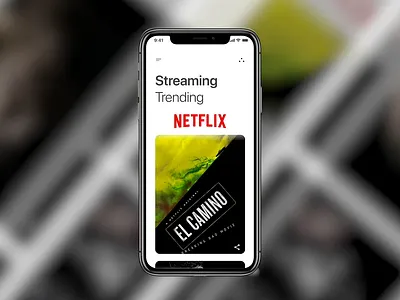 Streaming Trending app (Concept) app concept design doizyn figma figmadesign mobile netflix prototype streaming ui ux