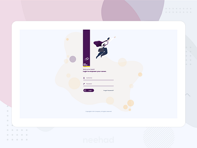 Skill heroes - web application login 2019 adobe xd neehad skill skills ui ux webdesign