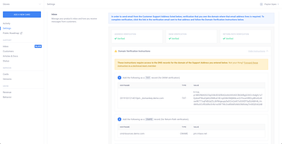 Email Address Verification in Command address dkim dns domain email help how to inbox instructions return path settings spf steps validation verification