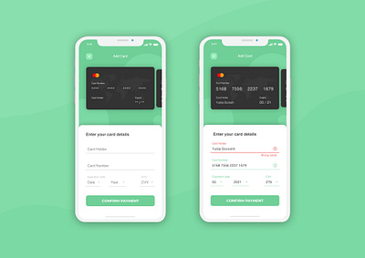 Credit Card Checkout for Dailly UI #2 app creditcard dailyui design green interface mobile responsive layout ui ux web