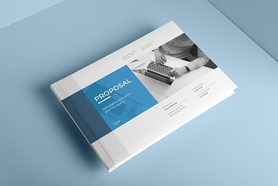 A5 Landscape Proposal a5 brochure a5 proposal brochure design brochure layout brochure template company profile design indesign template infographic proposal design proposal template word brochure word template