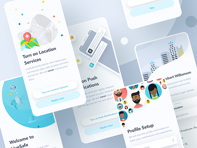 Onboarding app branding community design mobile onboarding safety security sketch ui ux vector