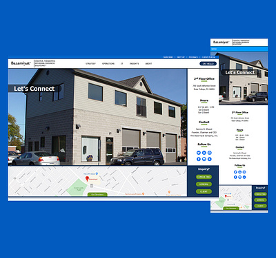 Contact Page Redesign - Parent Company bazamiyat contact contact page contact us design ui user interface user interface design ux ux design uxdesign web design webdesign