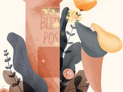 Send a wish to you illustration ui