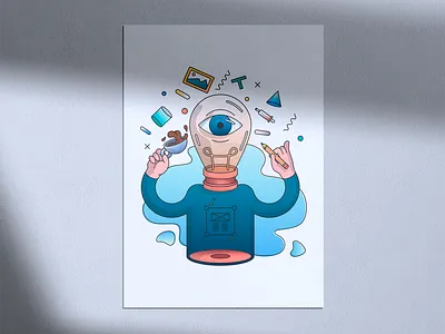 creativity illustration vector