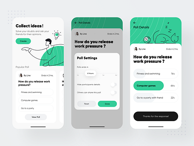 questionnaire investigation 1 app branding design illustration ui ux