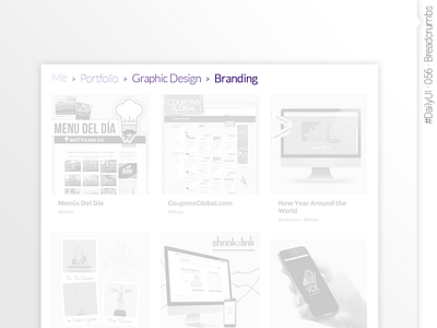 #DailyUI #056 #Breadcrumbs daily 100 challenge daily ui dailyui dailyui 056 dailyui056 dailyuichallenge interface design ui web design webdesign website website design