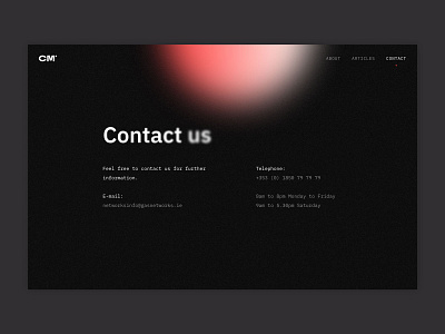 Carbon Monoxide Microsite design desktop minimal promo typography ui ux web website