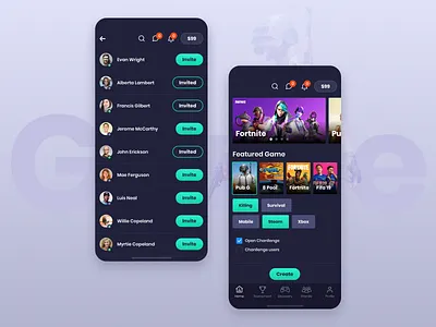 Play Game android app application illustration ios app ui ui ux