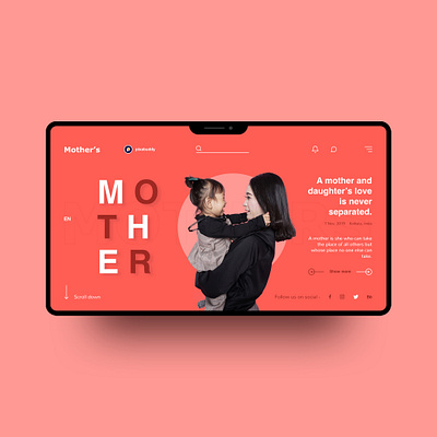 Mother's UI behance dribbble instagram logo logo design logodesigner pinterest ui uidesign uidesigner uiux ux uxdesign uxdesigner uxui web webdesign webdesigner webdeveloper webdevelopment