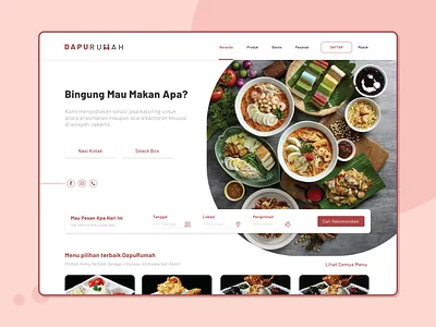 DapuRumah Website Redesign desktop ui design uiux ux design web design website design