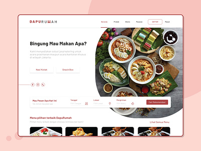 DapuRumah Website Redesign desktop ui design uiux ux design web design website design