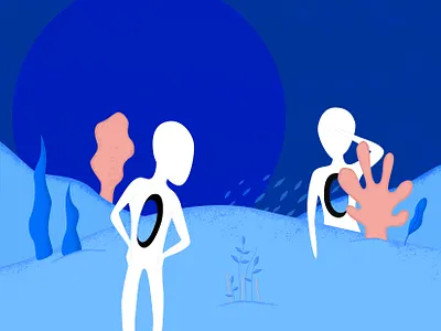 Looking for something illustration