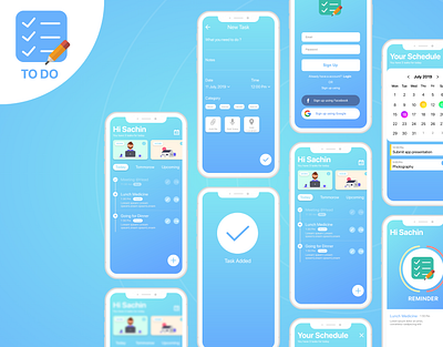 To Do App UI UX + Full Project Link adobexd android app app design app ui design interaction ios madewithadobexd to do app ui user inteface ux