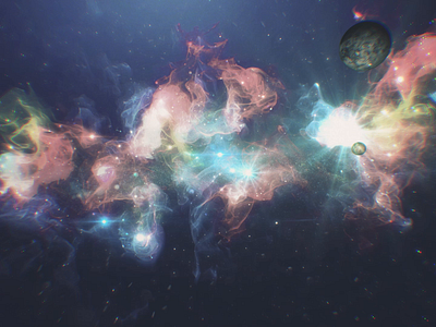 PBS // SpacetimeCredits after effects animation animation 2d astrophysics motion design motion graphic particular science space stardust