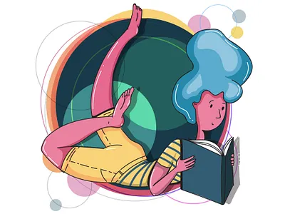 illustration for website. book branding design diversity flat flat illustration icon illustration information people today ui uiux uiuxdesign vector woman