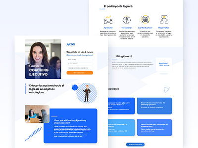 Landing Coaching coaching e learning landing landingpage ux uxdesign uxui webdesign website