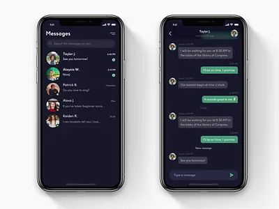 Bookmesmart - Messages apple chat conversion messages ui ux