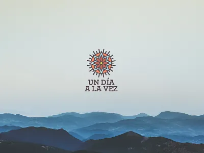Un Día a la Vez branding consciousness illustration logo mandala spirituality