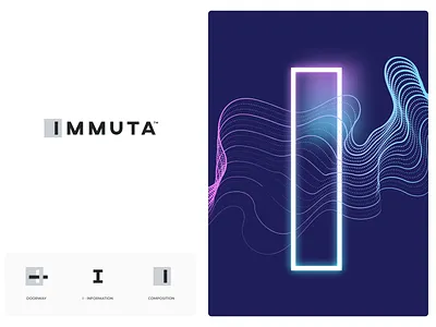Immuta Branding abstract brand guidelines branding branding agency branding design clean design immuta logo modern simple