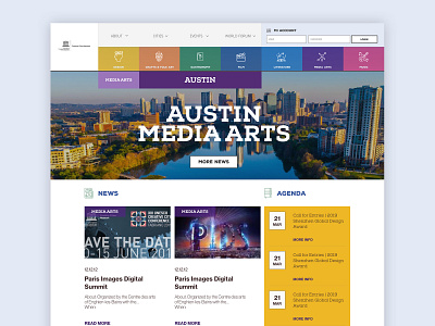 Creative Cities clean clean ui cleanui flat minimal ui ux web webdesign website