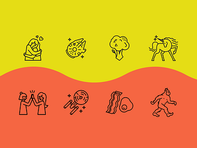Party in the Pinot Icon Set ab testing analytics data design icon set iconography illustration testing ui web