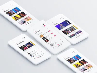 Music Player App app uidesign uxdesign