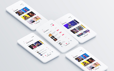 Music Player App app uidesign uxdesign