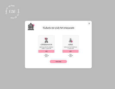 Daily UI #030 / Pricing daily 100 challenge daily ui pricing tickets ui