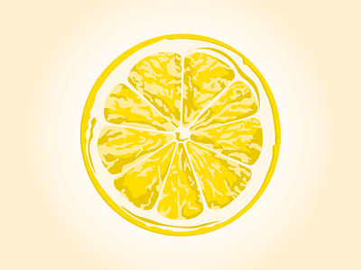 Lemon - Impressionistic design illustration illustrator vector