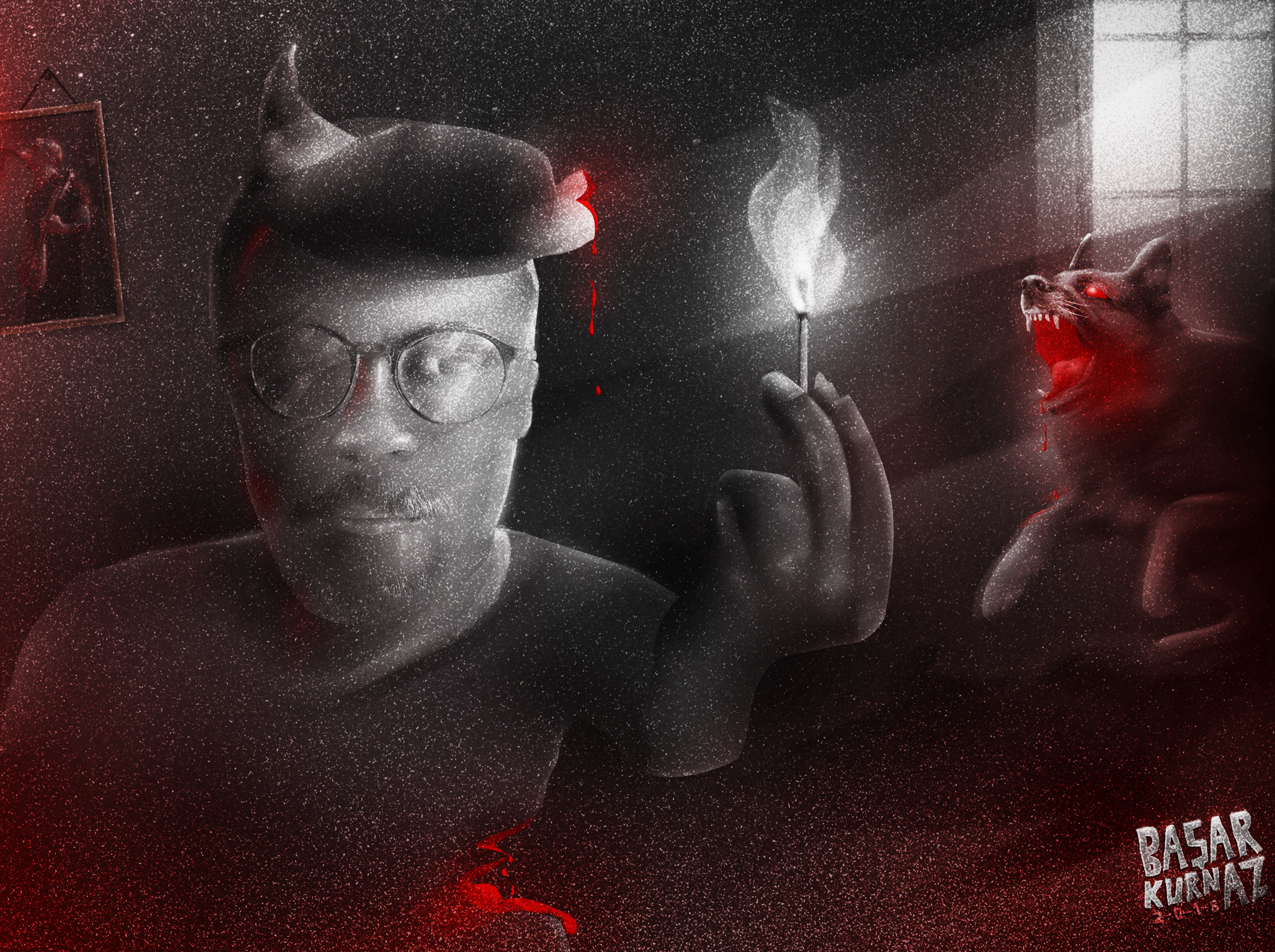 Deathroom #2 art death digitalart digitalpainting graphicart illustration selfportrait