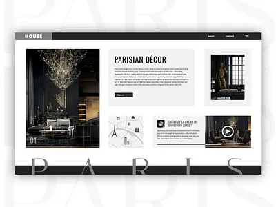 Housing Webdesign / Grey color pallet housing illustraion inspiration mondrianizm paris uidesign ux design web design webdesign website