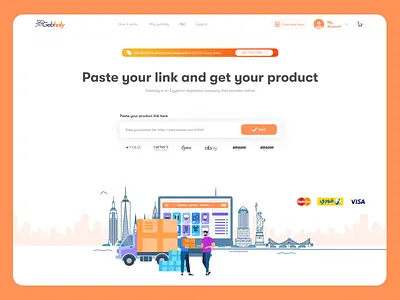 Gebhaly | Online E-Commerce Website animation app business clear design interface modern product ui ux web