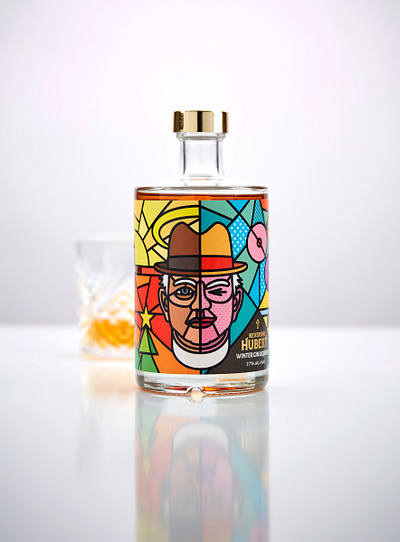 Reverend Hubert branding illustration packaging