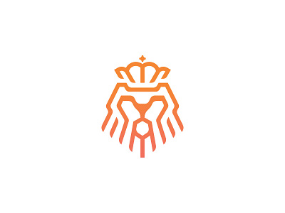 Lion Head Mark (Forsell) animal logo brand brand and identity design heraldic king logo lion logo luxury logo wildlife