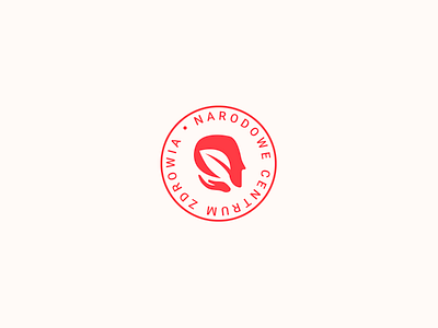 Logo concept #2 - Narodowe Centrum Zdrowia care centrum flat hand hands head health leaves logo medical narodowe natural nature ngo poland polska polskie simple zdrowia zdrowie