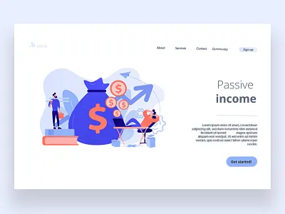 Income/Investment concept. Organic Coral vector collection. blur concept coral design flat graphic illustration investor money passive income ui ui elements vector