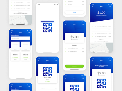 Benny App app branding design minimal ui ux