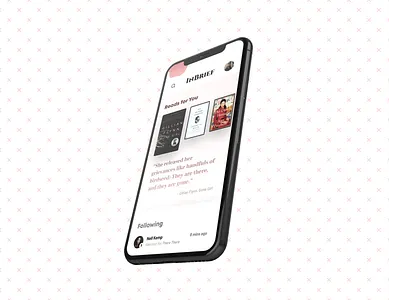 InBrief Showcase app figma ios light ui uidesign web design
