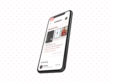 InBrief Showcase app figma ios light ui uidesign web design