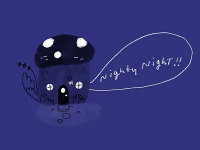 Mushroom house house illo illustration kidlit kidsbook mushroom