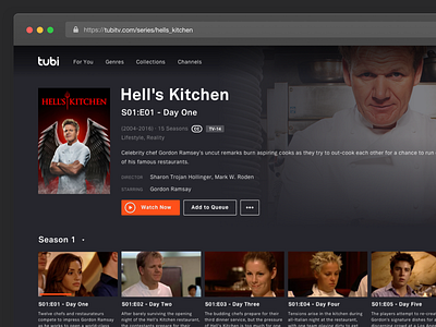 Tubi Title Details app episodes gordon ramsey play player season show stream tubi watch now web