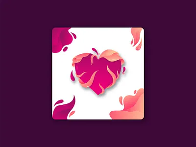 love <3 animation branding design design fruit flat icon illustration logo ui vector