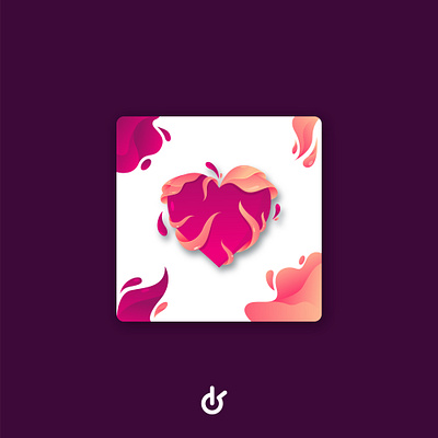 love <3 animation branding design design fruit flat icon illustration logo ui vector