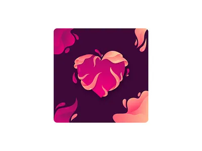 love <3 animation branding design design fruit flat fruit icon illustration logo ui vector